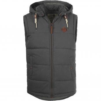 !Solid Outdoor Weste Herren, Größe L, Farbe: Dunkelgrau