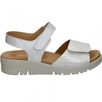 Sandalias Doctor Cutillas 36139 Autoadherente Elástico Blanco Talla 37