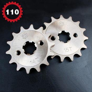 Nickel Alloy Steel 15T 16T Sprocket for Loncin110 QS110 GT125 WH125 Moped