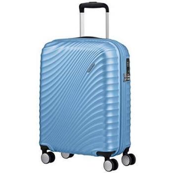 American Tourister Jetglam Spinner S Bagaglio a Mano, 55 cm, 35.5 L, Blu (Metallic Powder Blue)