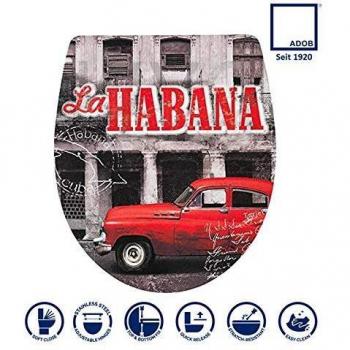 ADOB Design WC-Sitz Habana, abnehmbar, mit Absenkautomatik