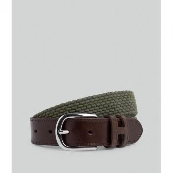 Cinturón Parachute marrón para hombre Hackett
