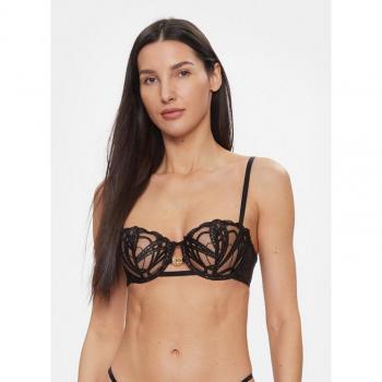 Black Polyamide My Desire 36D Half-Cup Bra