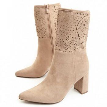 Montevita Stiefel mit Absatz Beige 93534