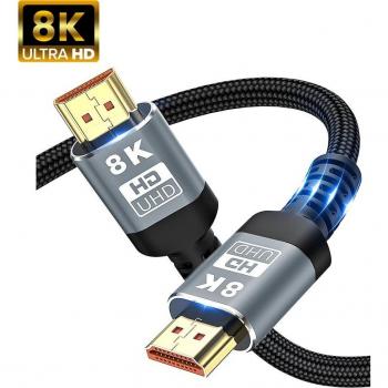 Câble HDMI 2.1 8K 60Hz 2.0 4K 120Hz pour boîtier TV