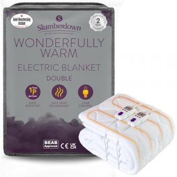 Slumberdown 9-Heat Settings Electric Blanket - Double