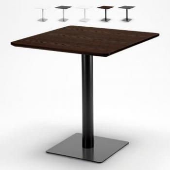 Tavolo quadrato per bar 70x70 in legno