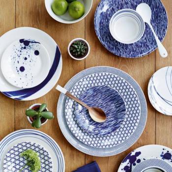Royal Doulton Pacific dinerbord Golf - Ø 23 cm, porselein blauw