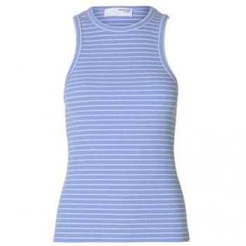 Blusa SLFANNA en Azul y Blanco
