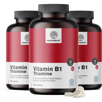 VitalitéB1® – Thiamine 100 mg, boîte de 180 comprimés