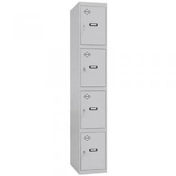 Taquilla Simon Rack SimonLocker - 4 puertas - 180 x 50 x 30 cm - Color gris