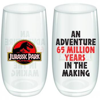 Vaso de vidrio Jurassic Park 450 ml