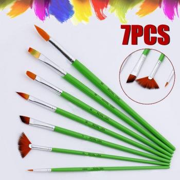 7pcs Oil and Acrylic Paint Brush Set