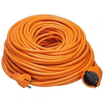 Prolunga Cavo Schuko 40 m Arancione Perel