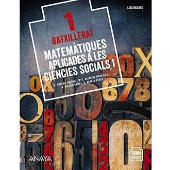 Matemàtiques aplicades a les ciències socials I.
