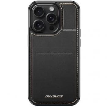 Cover Magsafe Dux Ducis Rafi RFID per iPhone 15 Pro – Nero