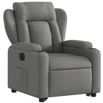 Fauteuil inclinable électrique gris foncé