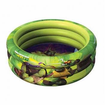 Piscina Gonfiabile Tartarughe Ninjia 3 Anelli 100 Cm