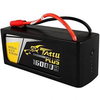 Tattu 16000 mAh 6S1P LiPo Akku für FPV‑Rennen – DJI S900/S1000 Kompatibel