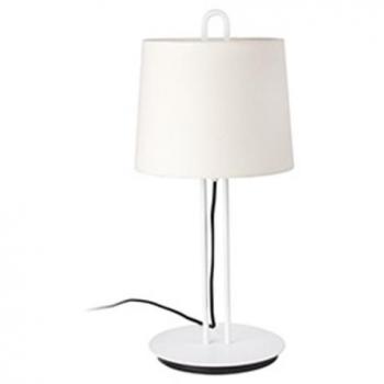 Faro Lighting Montreal Table Lamp Round Tapered White, E27