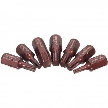7Pcs S2 Steel Magnetic Torx Bit Set T20-T55