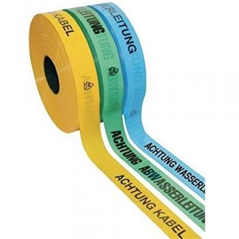 Kelmaplast Trassen-Warnband 250mtr. Achtung-Wasserleitung
