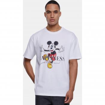 Mister Tee Disney 100 Mickey Happiness Oversized White Men's T-Shirt