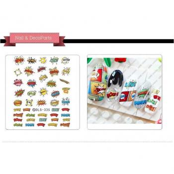Nail Decal Water Transfer Sheet