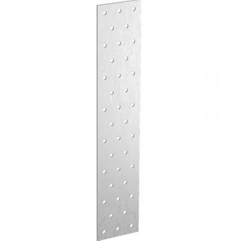 Stahl-Lochplatte 200 × 80 × 2 mm (10 Stück) – feuerverzinktes Bauelement