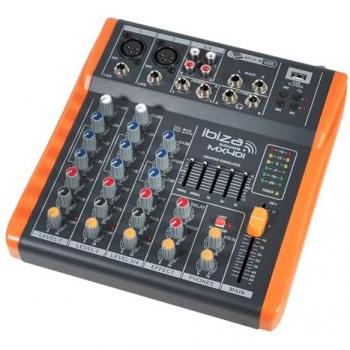 Console de mixage 4 canaux USB - Ibiza Sound MX401