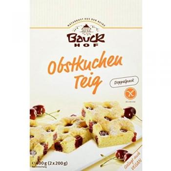 Bio Obstkuchenteig-Backmischung für glutenfreie Kuchen