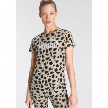 Puma Essentials+ Animal Print Beige S Mujer