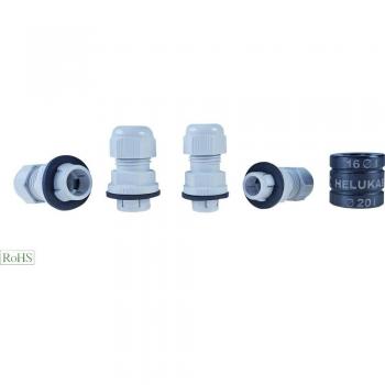Helukabel M20 Black Polyamide Cable Gland (RAL 9005)