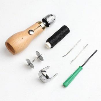 Kit de couture pour réparation de cuir et toile