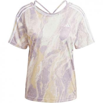 T-shirt adidas Move for the Planet AirChill manica corta donna rosa/lila - XS