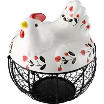Ceramic Hen Egg Holder