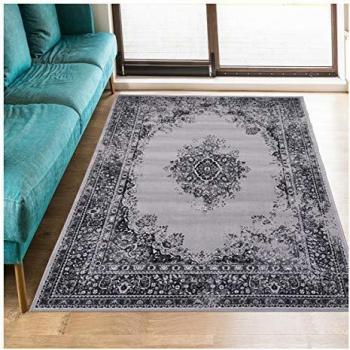 Tapis Ethnique Noir 120x170 cm AF VINTOR