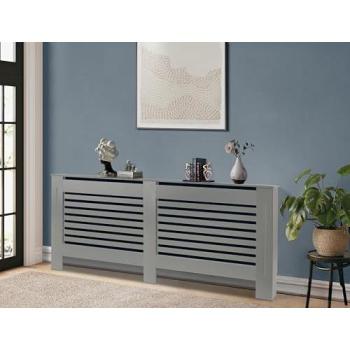 LargeGreyWoodenRadiatorShield