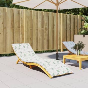 Matelas de Bain de Soleil Tissu Oxford Motif Feuilles