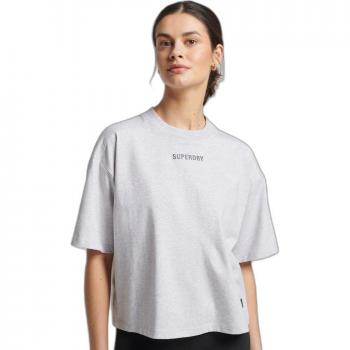 Maglietta Superdry Code Tech Os Boxy Grigio Marl M
