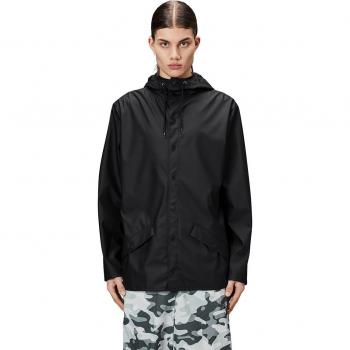 Unisex Rains Jacket in Black, Size L