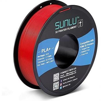SUNLU PLA+ 1.75 Filament for 3D Printer, Enhanced Precision +/- 0.02mm 1kg