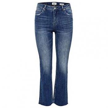 Only Onlkenya Vaqueros evasé Mid Sweet FL Crop, Azul