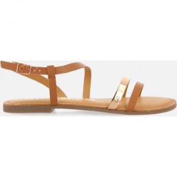 Sandalias planas de piel metalizadas Gioseppo