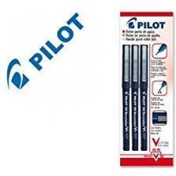 Rotulador Pilot V-5 noir 0,5 mm paquet de 3