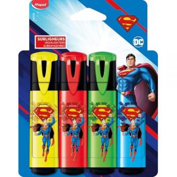 Maped Supreman Farbige Textmarker 5 mm – Viererpack
