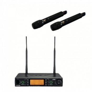 JTS RU-8012DB - RU-850LTH (614-650MHz) Sistema microfonico wireless a 2 Palmari