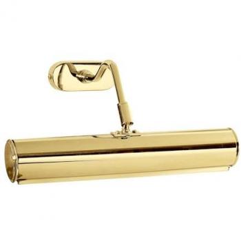 Elegante 2-flammige Bilderlampe aus 24 Karat vergoldetem Messing
