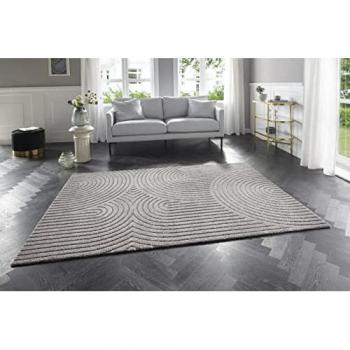 Designteppich ELLE DECORATION Panglao, 200 cm, 14 mm, grau, flauschig, modern