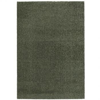 Sweeek - Dark Green Boucle Velvet Indoor Rug, Lawrence, 120 x 170 cm